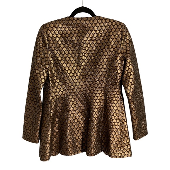 🏷NWT ARC&CO  gold blazer - Picture 4 of 4